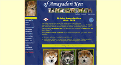 Desktop Screenshot of akita-ken.de